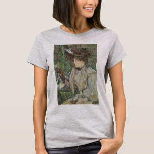 Camiseta Arte Vintage, Mulher com Luvas de Toulouse Lautrec