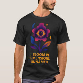 Camiseta Arte Visionária Flor do Olho Cósmico