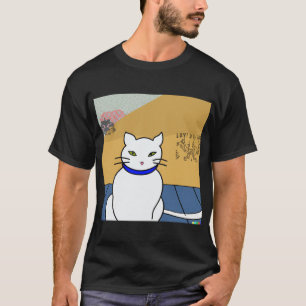 Camiseta Artefato Original para Ukiyo-e Cat Japonês