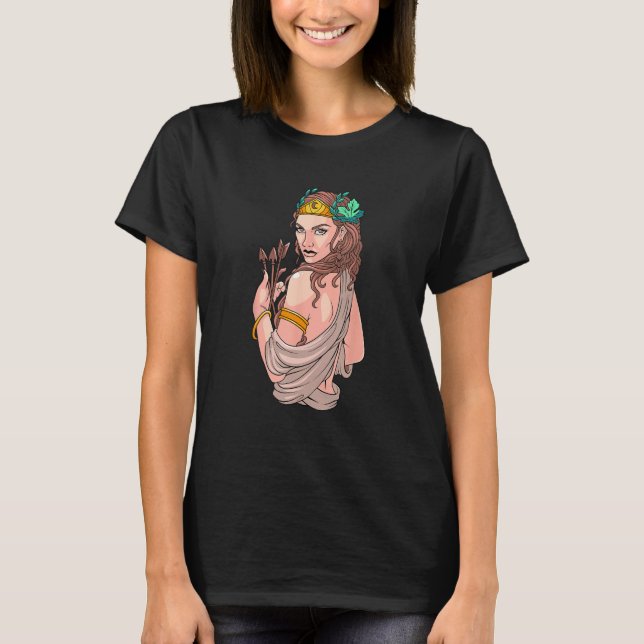 Camiseta Artemis Deusa Grega Mitologia Grega Antiga Mito (Frente)