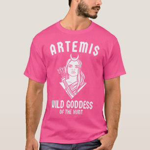 Camiseta Artemis Deusa Selvagem De Caça À Antiguidade Grega