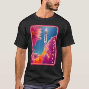 Camiseta Artemis Lançamento Item SLS Para Mulheres Meninas