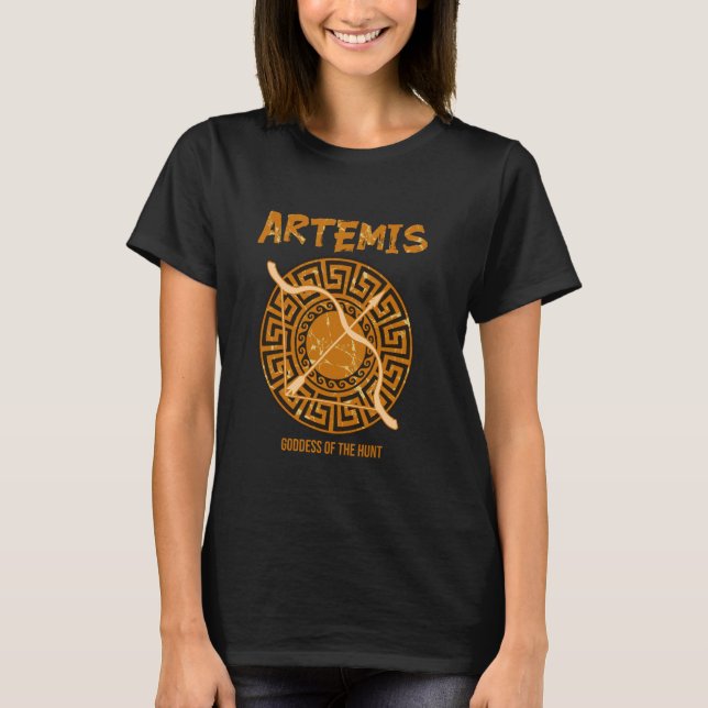 Camiseta Artemis Mitologia Grega Antiga Deus Grego Mitologi (Frente)