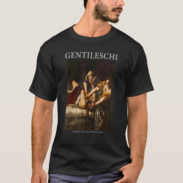 Camiseta Artemisia Gentileschi's Judith Slaying Holofernes (Frente)