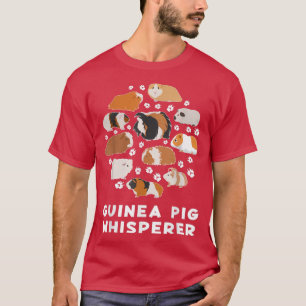 Camiseta Artes do Círculo de Sussurro design Guiné Pig