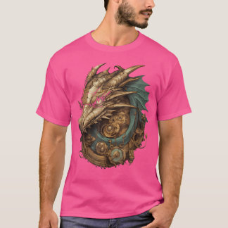 Camiseta Artes Gráficas de Arte de Dragão-Vedante Trabalho 
