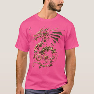 Camiseta Artes Gráficas de Arte de Dragão-Vedante Trabalho 