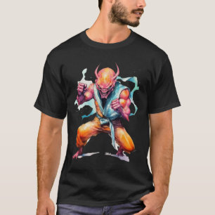 Camiseta Artes Marciais Assustadoras Combatendo Karate Boxe