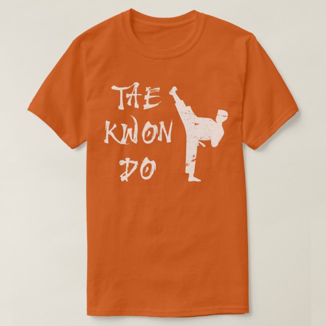 Camiseta Artes marciais coreanas Taekwondo (Frente do Design)