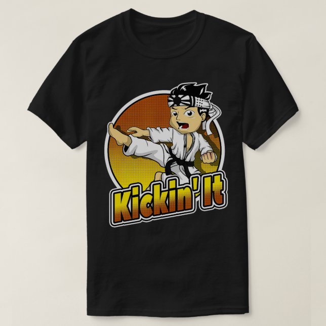 Camiseta Artes marciais dão Karate para garotos darem o for (Frente do Design)