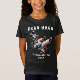 Camiseta Artes Marciais do Krav Maga Personalizadas Nome Da