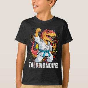 Camiseta Artes Marciais Engraçadas Karatê Taekwondo Dino An