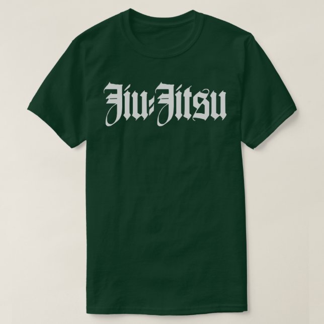 Camiseta artes marciais jiu jitsu branco (Frente do Design)
