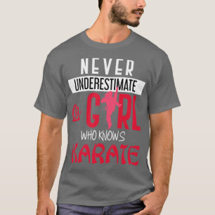 Camiseta Artes marciais Karate Girl Gift Karate