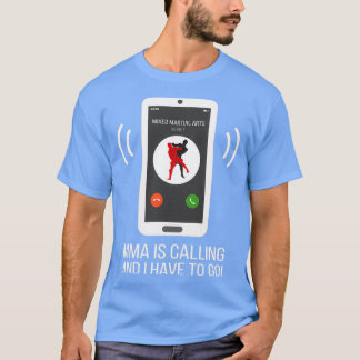 Camiseta Artes Marciais Mistas Mistas Engraçadas Está Chama