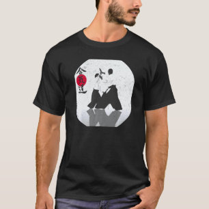 Camiseta Artes Marciais Retro Aikido Karate Judo Legal Marc