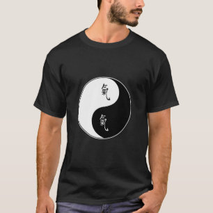 Camiseta Artes Marciais Taiji Qi Gong Yoga Yin Yang Símbolo