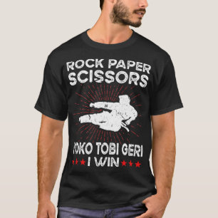 Camiseta Artes Marciais Treinando Tobi Geri Funny Karate