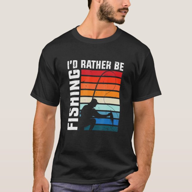 Camiseta Artes Para Acessórios de Pesca e Equipamentos de P (Frente)