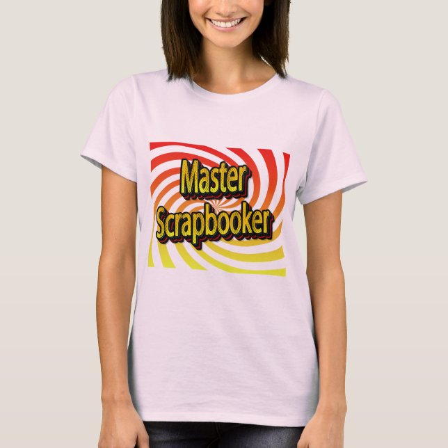 Camiseta Artesã de Álbum de Recortes Cropper  (Frente)