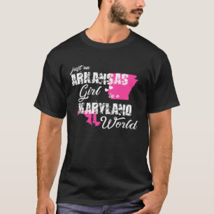 Camiseta Artesanato arcaica só uma garota de Arkansas em um