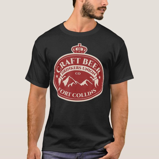Camiseta Artesanato Beer Amadurece Fort Collins Colorado (Frente)