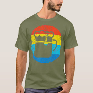 Camiseta Artesanato Beer Beer Glass Estilo Retro 1970s