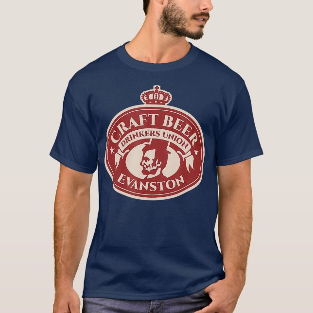 Camiseta Artesanato Beer Lover - Evanston Illinois (Frente)