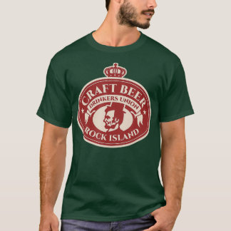 Camiseta Artesanato Beer Lover - Rock Island Illinois
