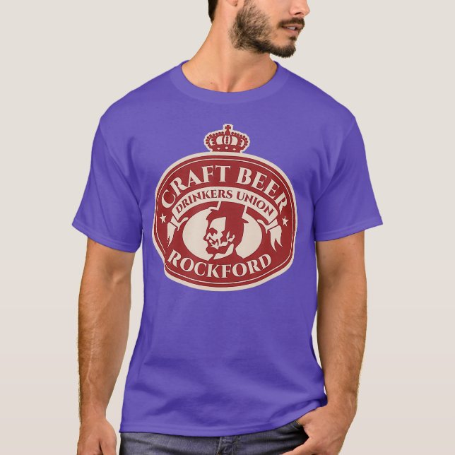 Camiseta Artesanato Beer Lover - Rockford Illinois (Frente)