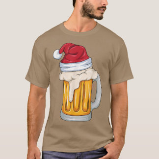 Camiseta Artesanato Beer Natal Bebendo Papais noeis de Nata