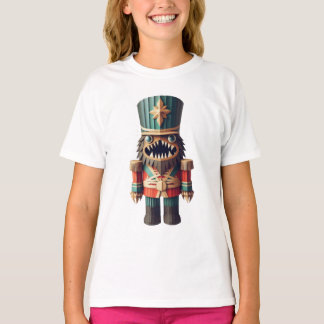 Camiseta artesanato de Natal do Soldado Quebra-Nozes Monstr