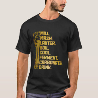 Camiseta Artesanato De Saltos De Vintagem De Homebrew De Ce