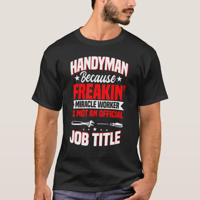Camiseta Artesanatos do Handworker Builder do Handworker Re (Frente)