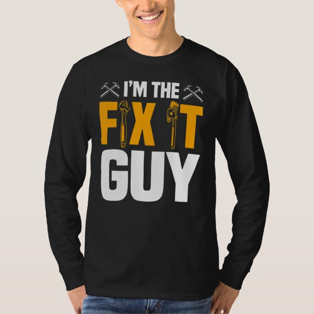 Camiseta Artesanatos do Handworker Fixer Reparman Builder (Frente)