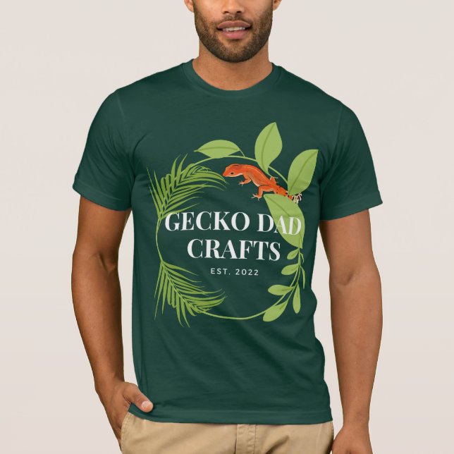 Camiseta Artesanatos Geckodad (Frente)