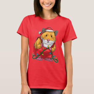 Camiseta Artesão de Natal de Hamster