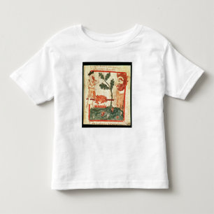 Camiseta Arthur encontra o gigante que roasting um porco em