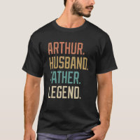Arthur Husband Padre Legend Dia de os pais Retro