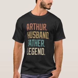 Camiseta Arthur Husband Padre Legend Dia de os pais Retro