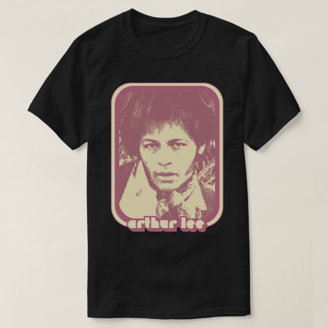 Camiseta Arthur Lee Retro 60s Style Fan Art Design (Frente do Design)