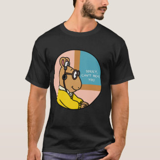 Camiseta Arthur Meme Arthur Fones de ouvido Meme