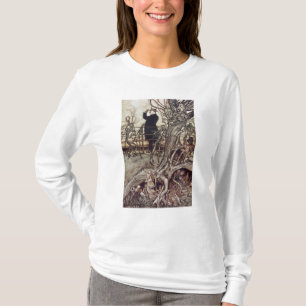 Camiseta Arthur Rackham os jardins de Kensington está em