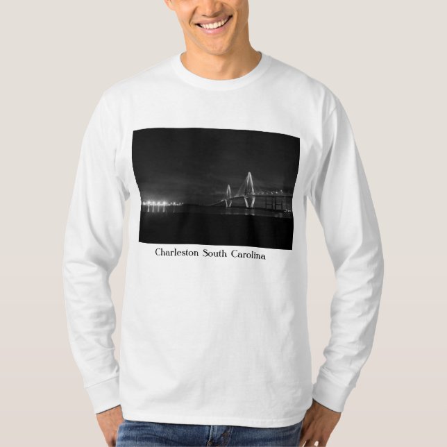 Camiseta Arthur Ravenel Night Pano Grayscale (Frente)