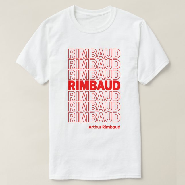Camiseta Arthur Rimbaud (Frente do Design)