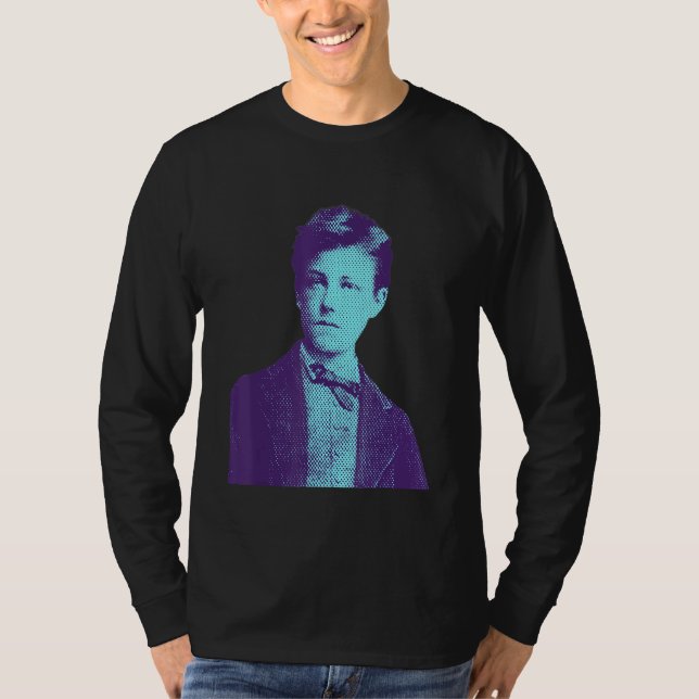 Camiseta Arthur Rimbaud  Poeta Francês (Frente)
