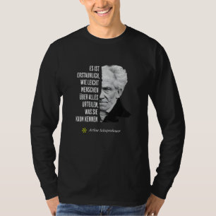 Camiseta Arthur Schopenhauer Filosofia Citação Aniversário