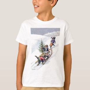 Camiseta Arthur Thiele - Gatos Tragam para casa uma árvore 
