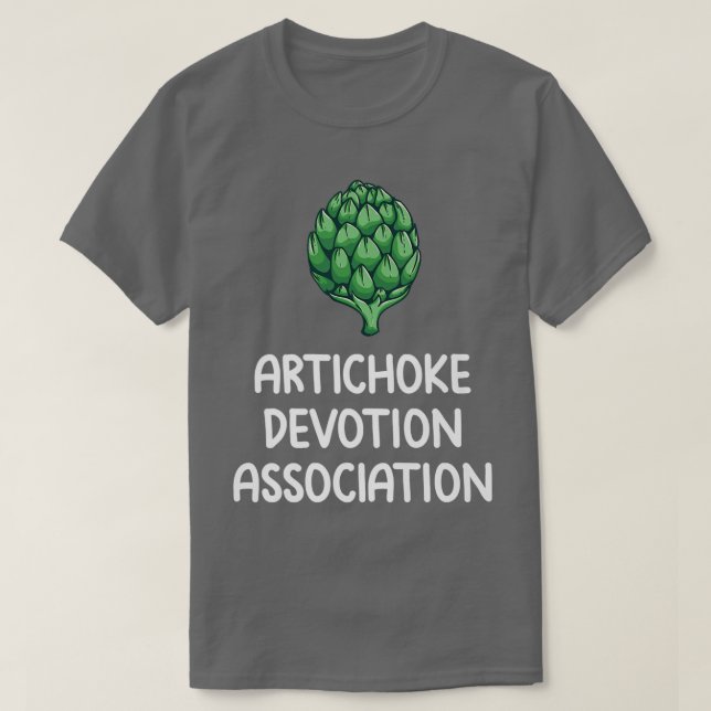 Camiseta Artichoke Devoke Association Love Vegetables Comem (Frente do Design)