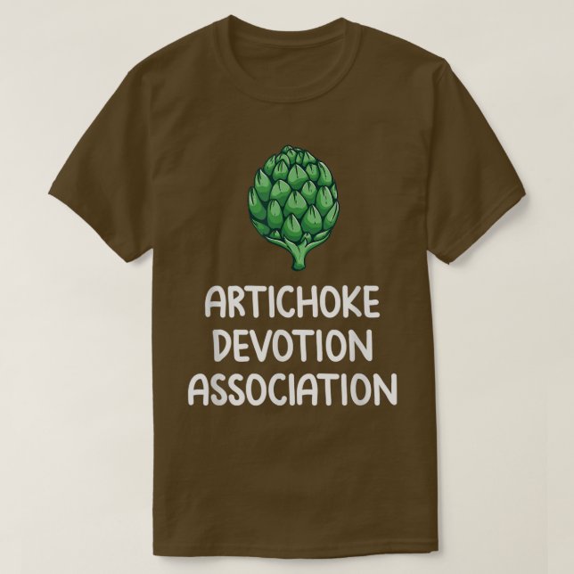 Camiseta Artichoke Devoke Association Love Vegetables Comem (Frente do Design)